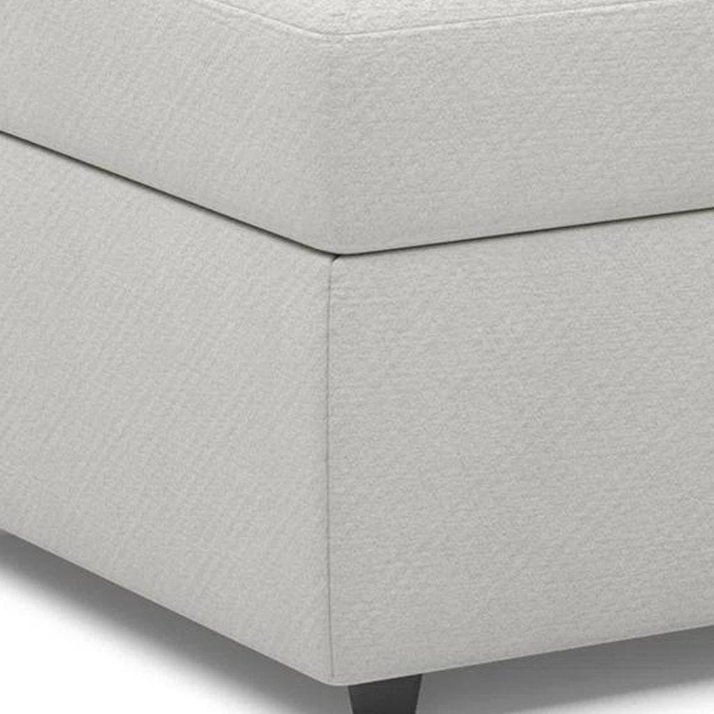 30" Velvet Storage Ottoman