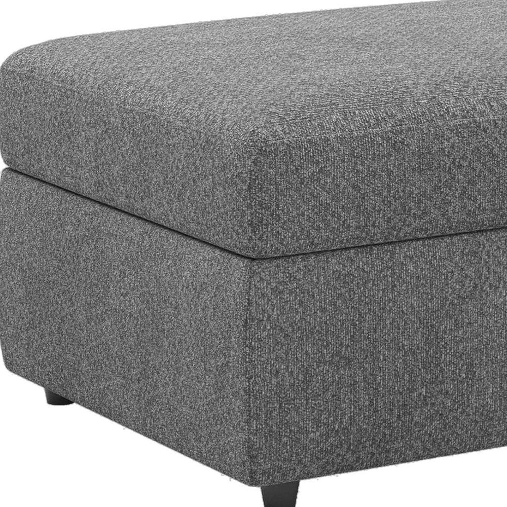 30" Velvet Storage Ottoman