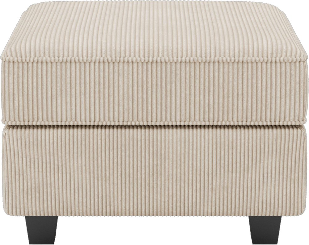 26" Corduroy Storage Ottoman