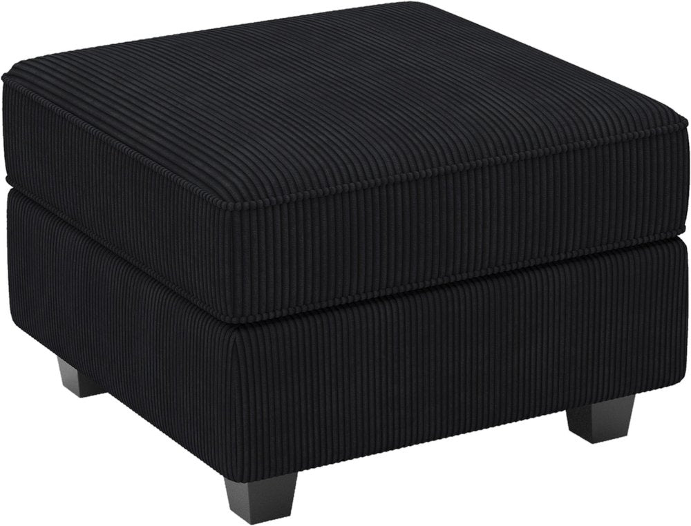 26" Corduroy Storage Ottoman