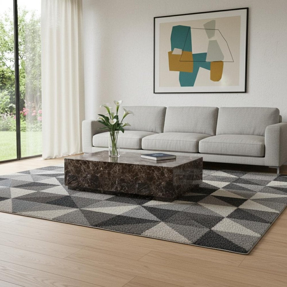 55" Pedestal Marble Coffee Table