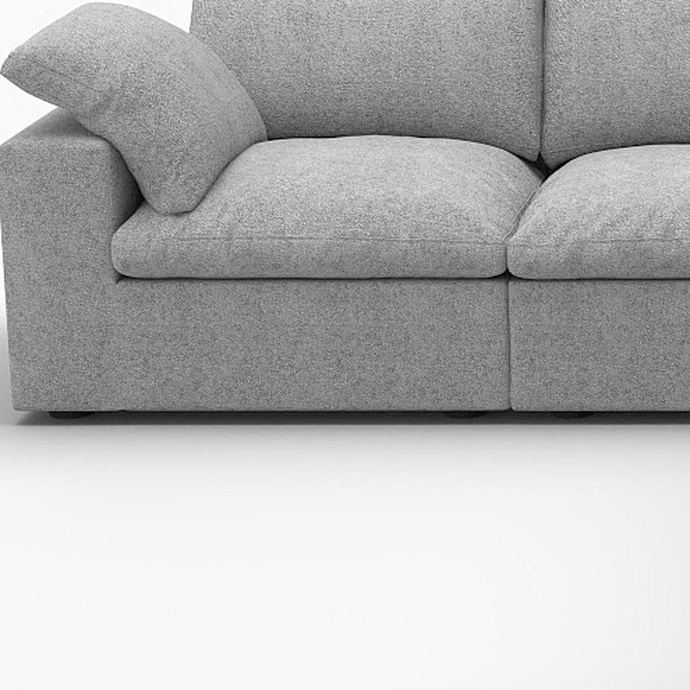 5 pc. 120" Linen Modular L-Shaped Corner Sectional