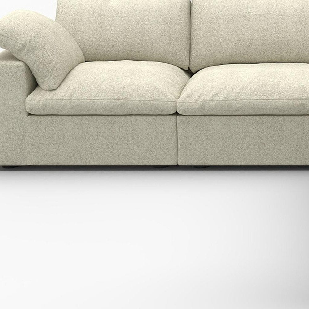 5 pc. 120" Linen Modular L-Shaped Corner Sectional