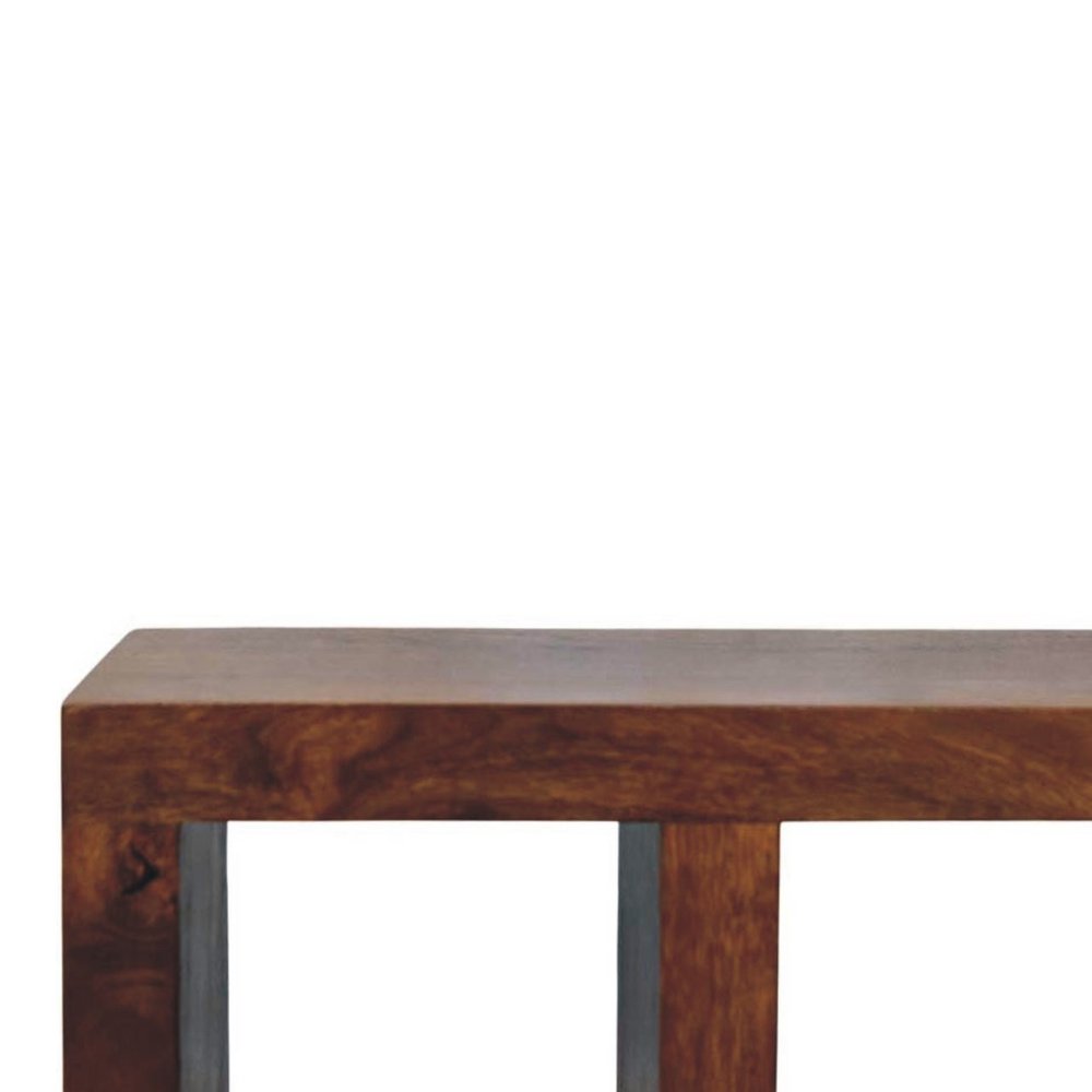 47" Brown Mango Wood Orion Open Entertainment Stand