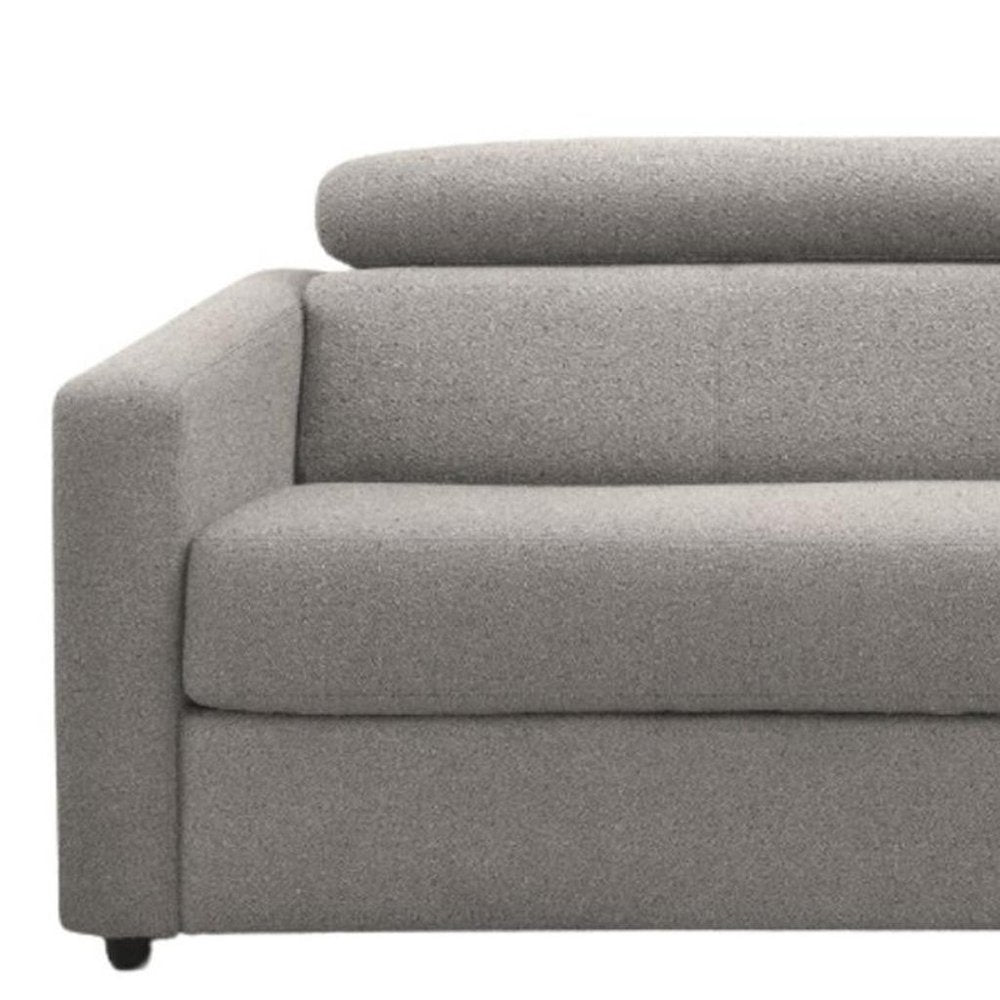 81" Light Gray Fabric Sleeper Sofa