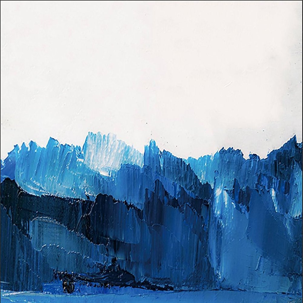 40" x 60" "Azul" Framed Wall Art