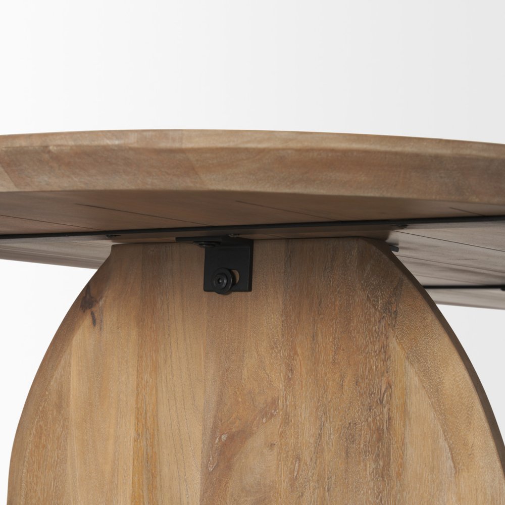 87" Modern Double Pedestal Wood Dining Table