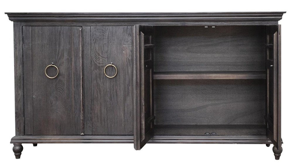 74" Distressed Wood Coastal Sideboard
