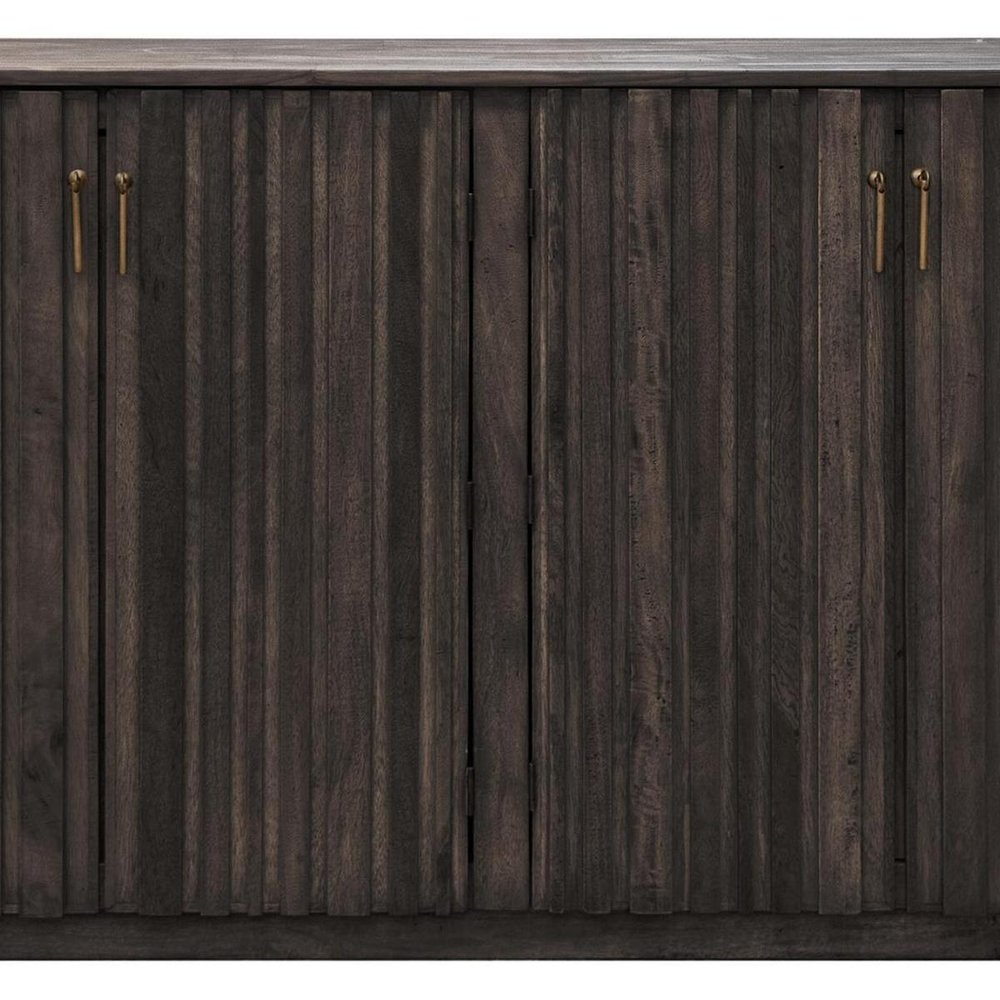 61" Fluted Wood Sideboard