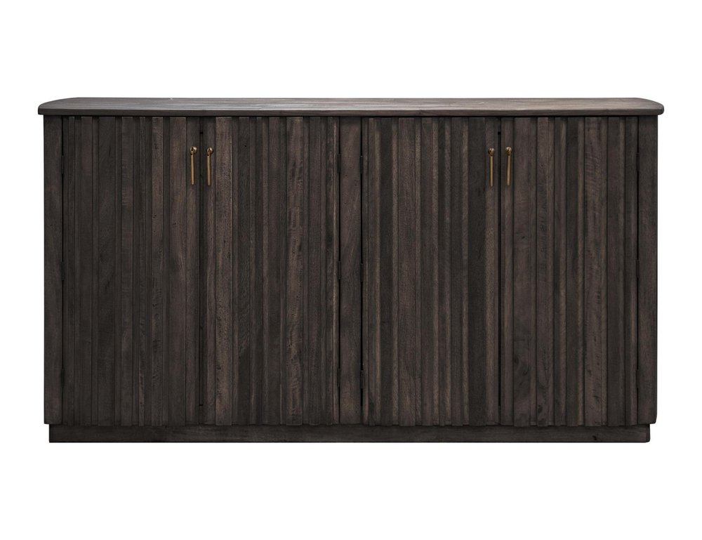 61" Fluted Wood Sideboard