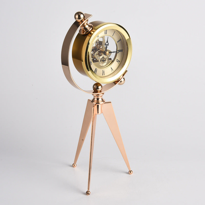 10" Gold Pendulum Desk Clock