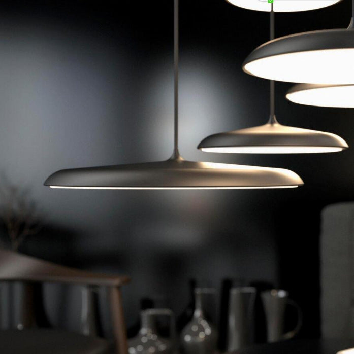 Modern Matte Saucer Pendant Light (Multiple Variations)