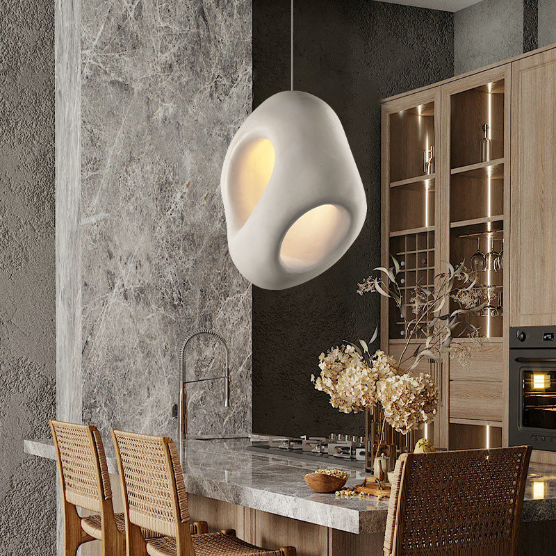 White Multi-hole Pendant Light