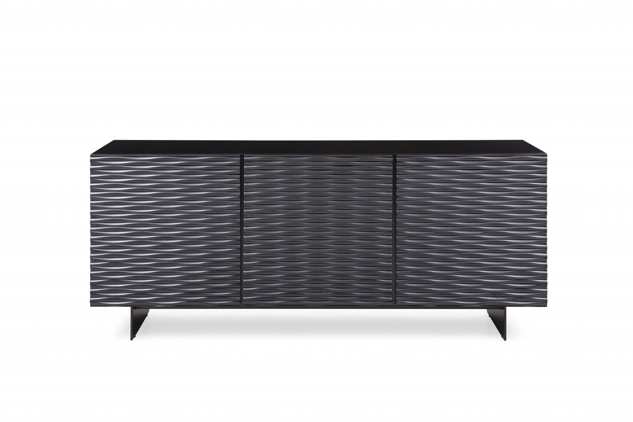 71 X 20 X 30 Black Metal Buffet-0