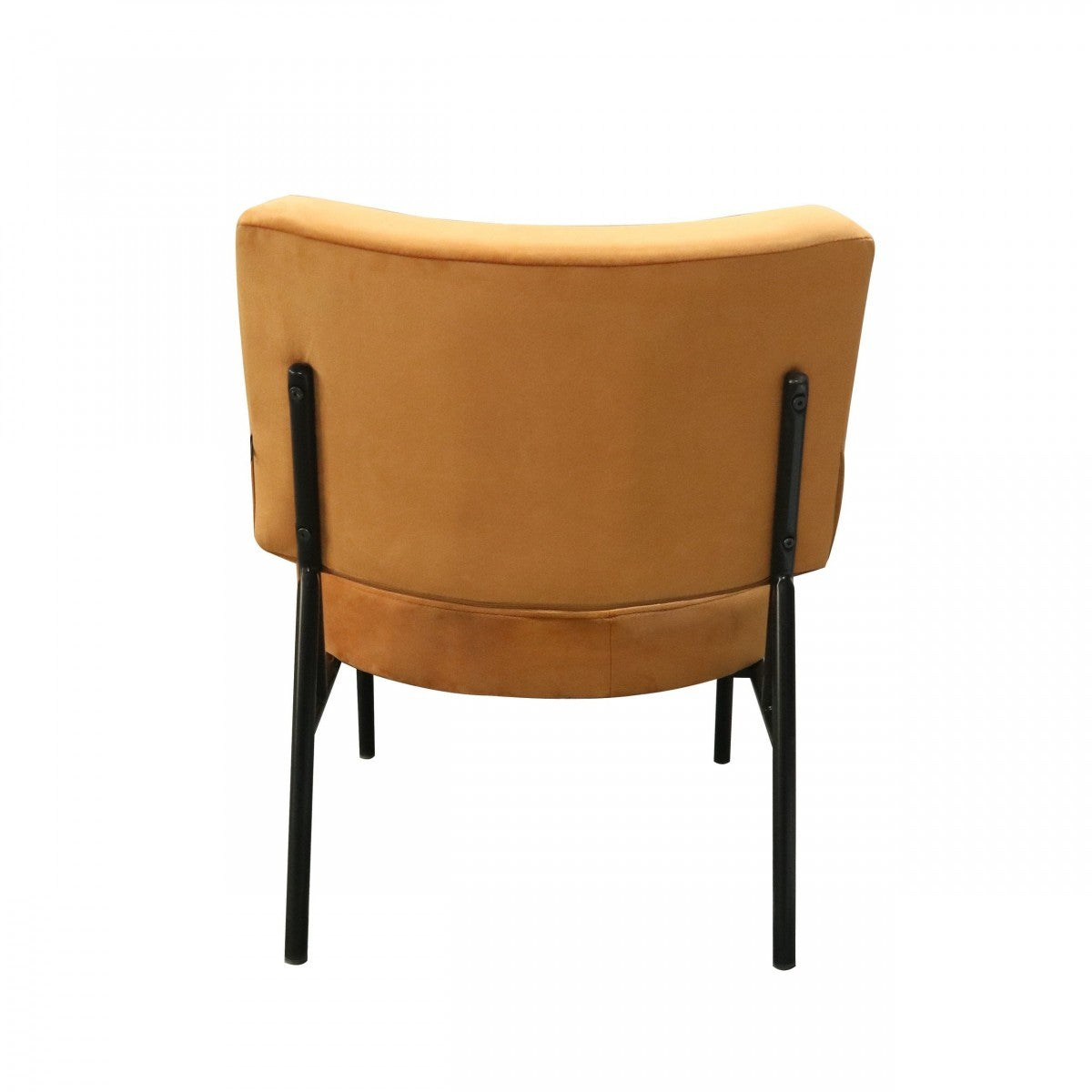 28" Orange Round Bottom Modern Chair